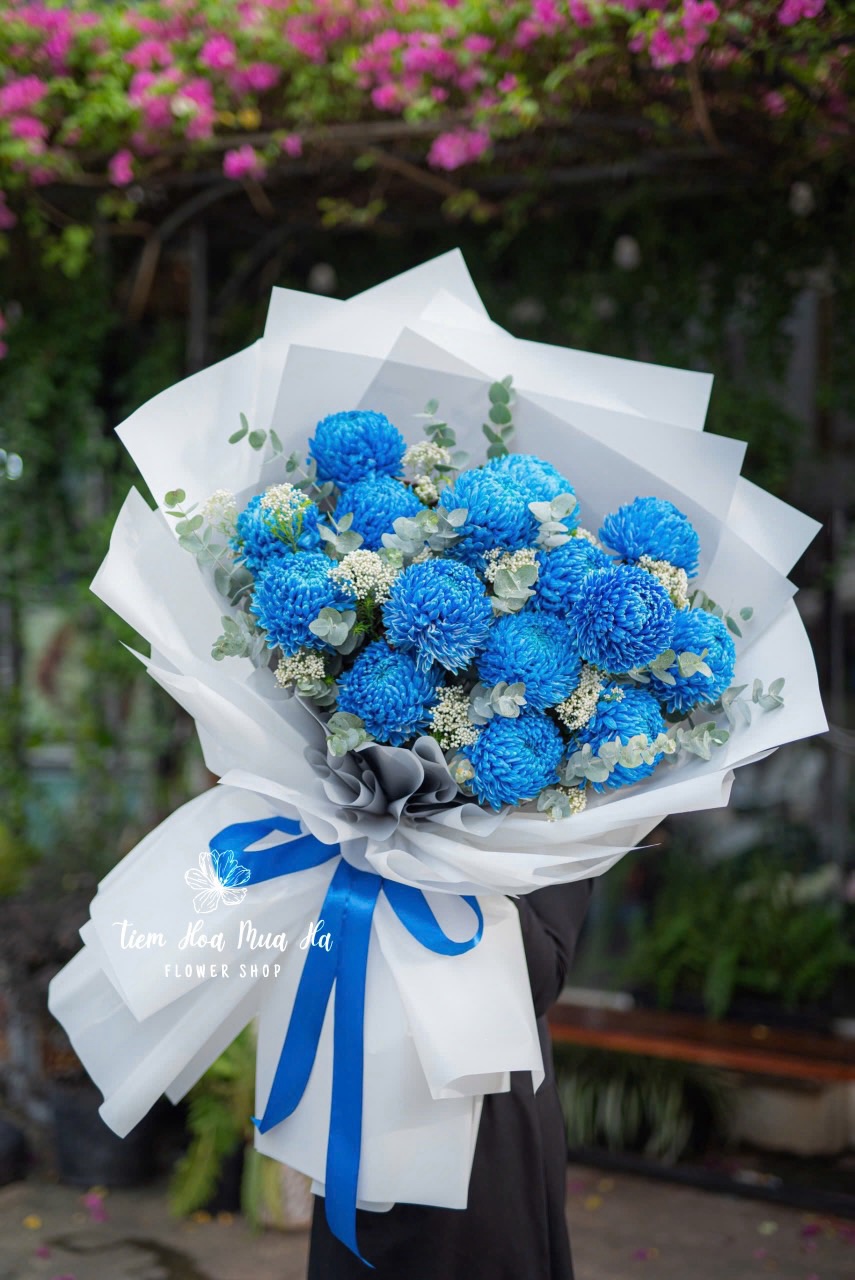 BÓ HOA CÚC MẪU ĐƠN - BH125