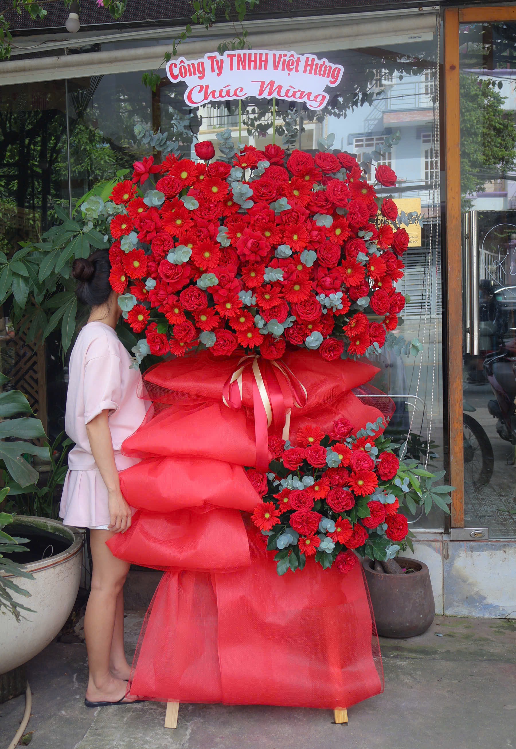 KỆ HOA CHÚC MỪNG - KCM172