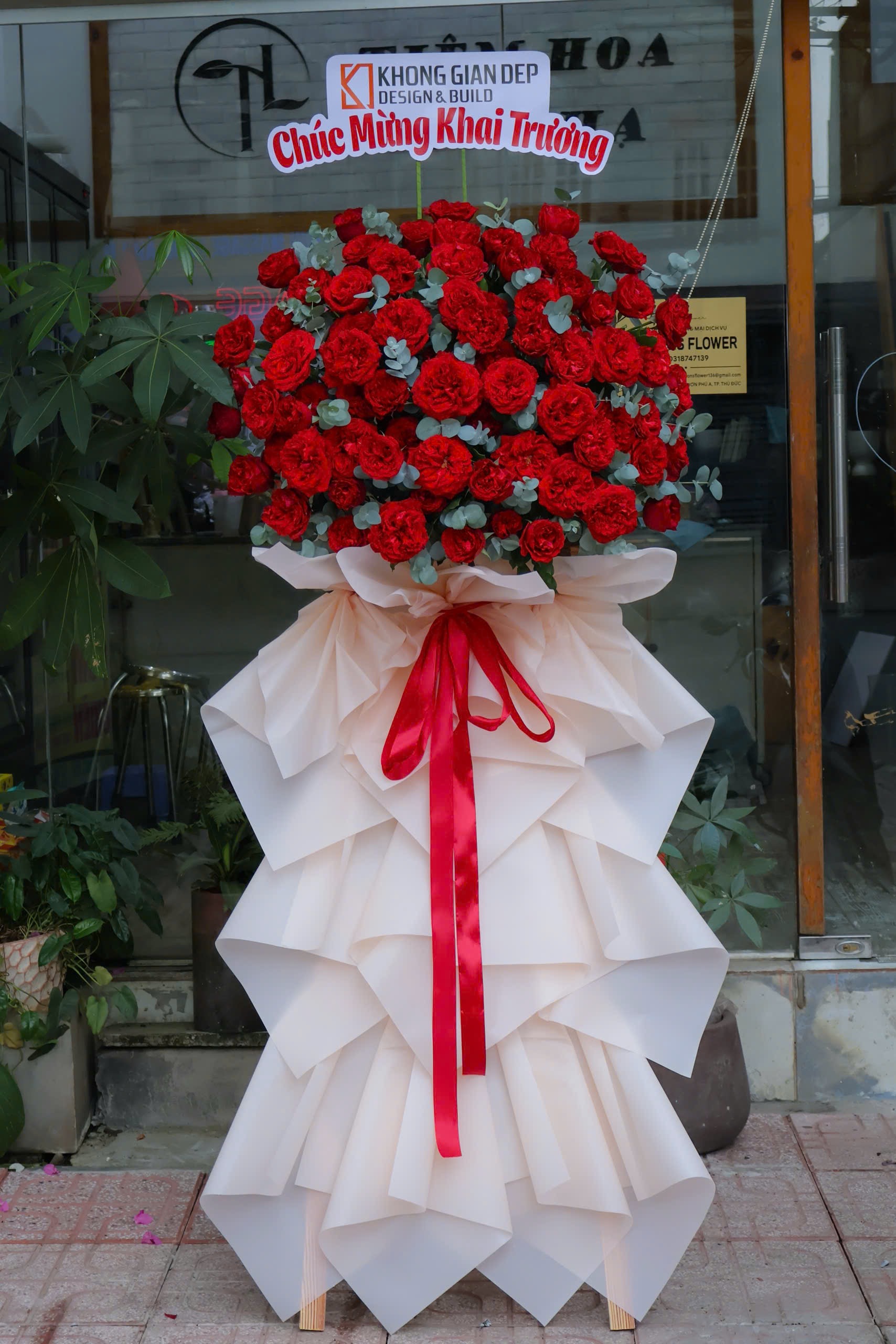 KỆ HOA CHÚC MỪNG - KCM190